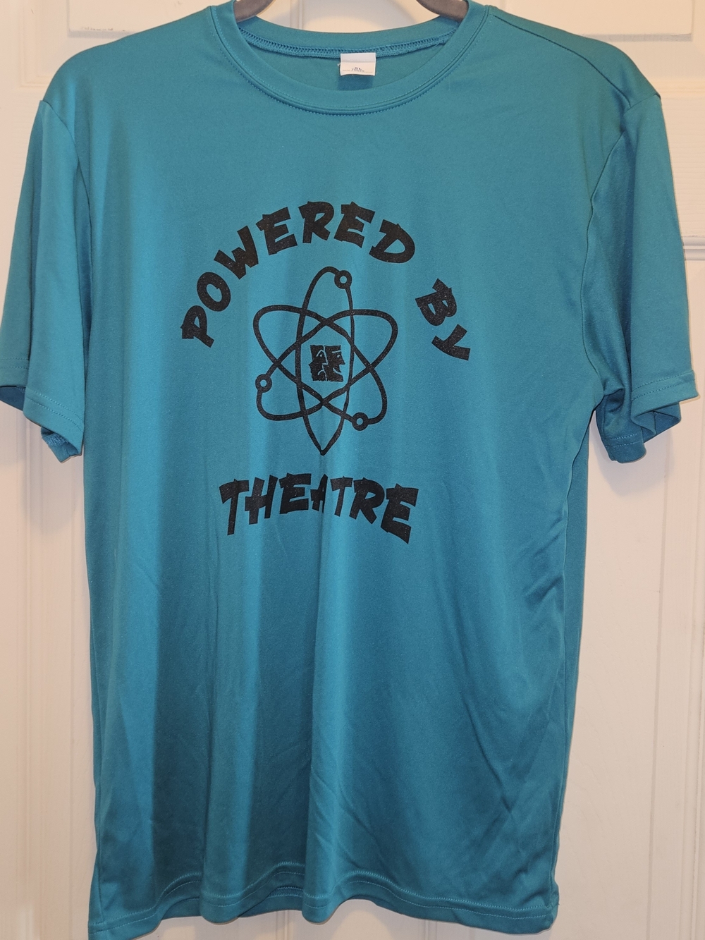 Sport-Tek Teal "Powered By Theatre" Short Sleeve Tee
